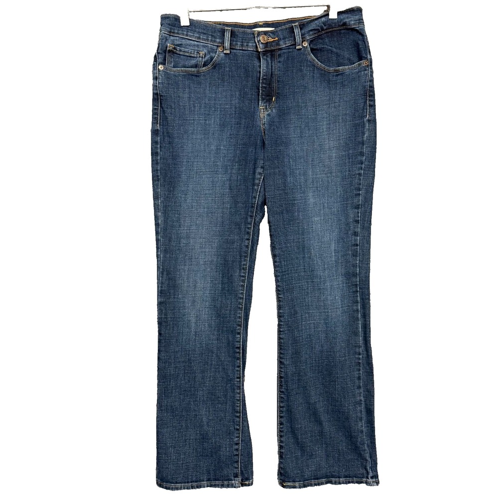 Levis Jeans Womens 10 Blue‎ Classic Bootcut Cotton Stretch Fits 32x28 Mid Rise